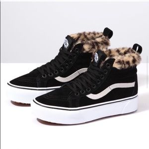 fur vans womens